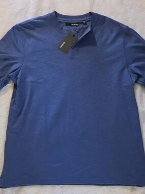 Murano Men's Blue Crewneck T-Shirt